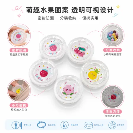 Colorful fruit patterned transparent small round plates for home creative tableware dessert plating Colorful fruit patterned transparent small round plates for home creative tableware dessert plating